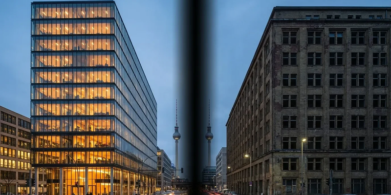 Berliner Büromarkt: Leerstand steigt, Spitzenmieten klettern - Foto: über boerse-global.de