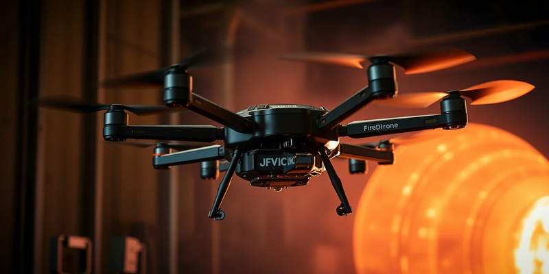 FireDrone: Schweizer Roboter-Drohne dringt ins Feuer ein - Foto: über boerse-global.de