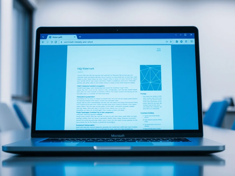 Microsoft Edge testet dynamische Wasserzeichen gegen Datenlecks - Foto: über boerse-global.de