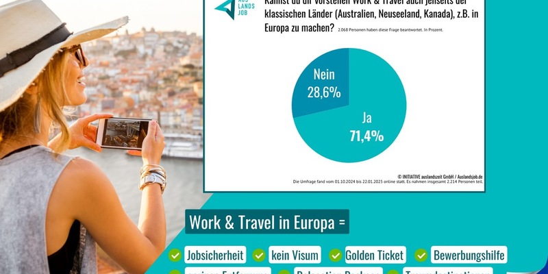 Work and Travel neu gedacht / Mit Golden Ticket Jobs sicher und unkompliziert nach Europa starten - Foto: presseportal.de