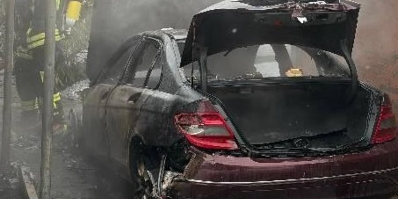 POL-WL: Pkw brannte völlig aus - Foto: presseportal.de