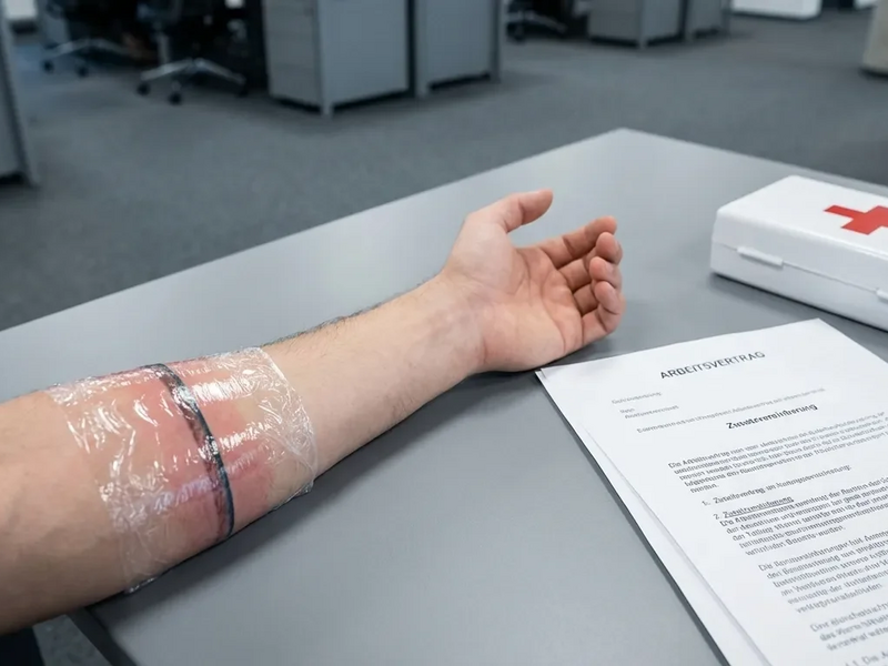 Tattoo-Komplikation: Kein Anspruch auf Lohnfortzahlung - Foto: über boerse-global.de