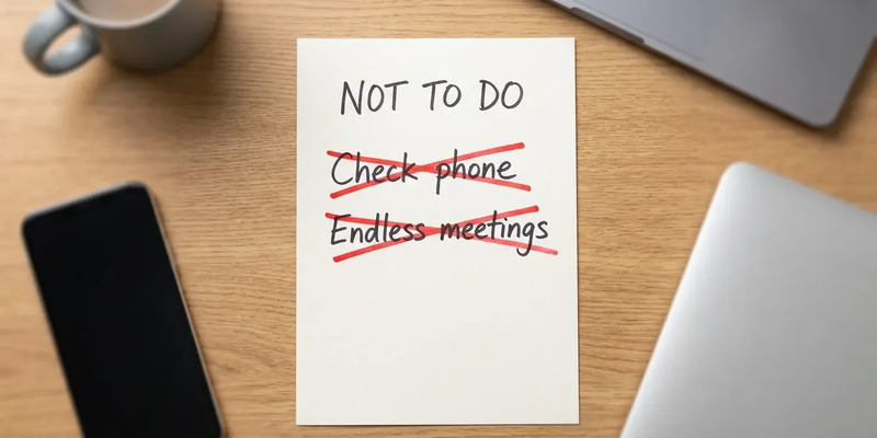 Not-To-Do-Liste: Der simple Trick für mehr Fokus - Foto: über boerse-global.de