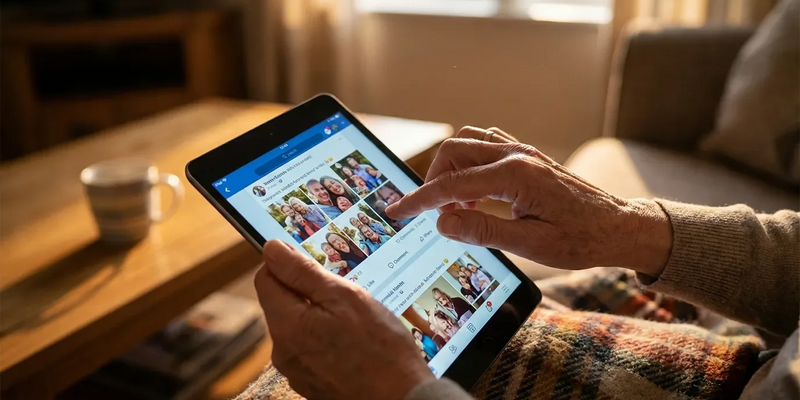 Soziale Medien können Gebrechlichkeit im Alter vorbeugen - Foto: über boerse-global.de