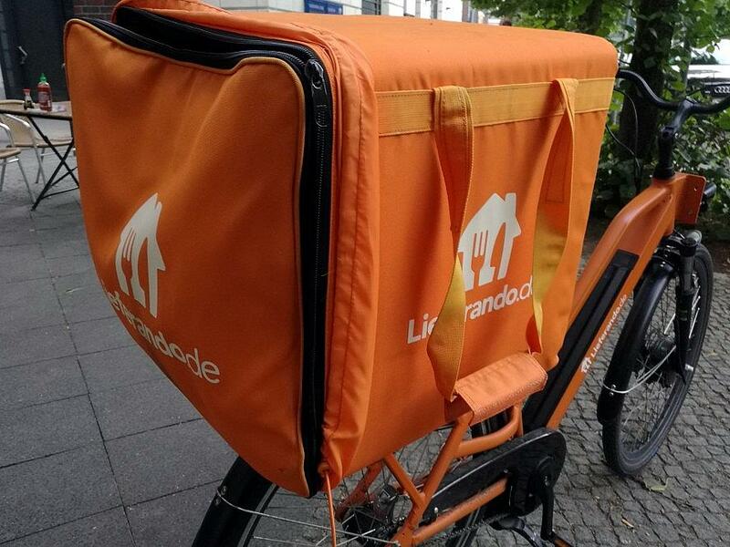 Lieferando-Fahrrad (Archiv) - Foto: via dts Nachrichtenagentur
