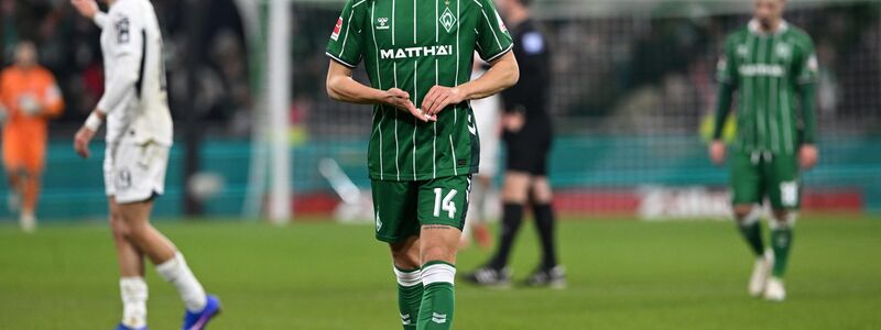 Zählte zu den Besten bei Werder: Aushilfs-Abwehrchef Senne Lynen. - Foto: Carmen Jaspersen/dpa