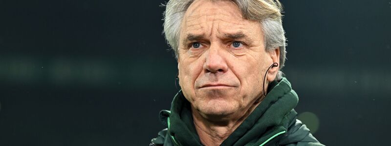 Hat derzeit wenig zu lachen: Werder-Cheftrainer Horst Steffen. - Foto: Carmen Jaspersen/dpa