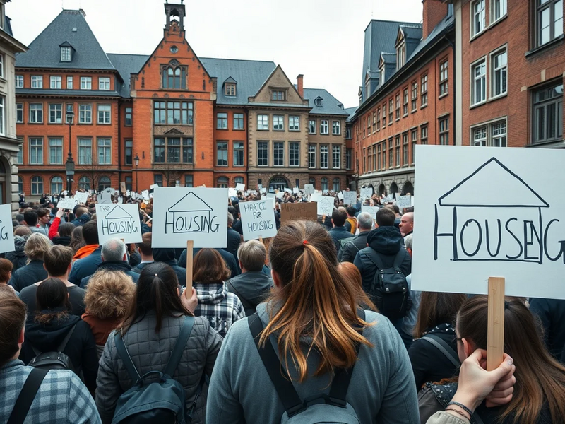 Studierende und Azubis streiken bundesweit gegen Wohnungsnot - Foto: über boerse-global.de