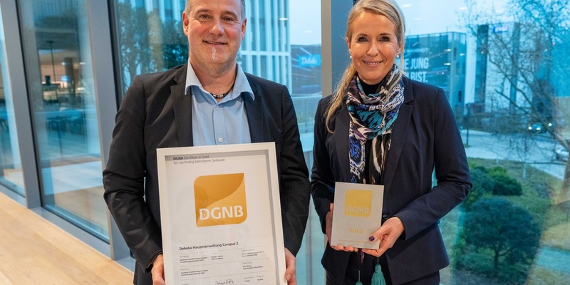 Debeka-Zentrale in Koblenz erhält Gold-Zertifikat für nachhaltiges Bauen / Neuer Erweiterungsbau überzeugt durch Energieeffizienz, moderne Arbeitsplätze und umweltfreundliche Mobilität - Foto: presseportal.de