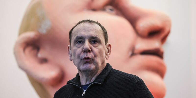 Tilly vor Putin-Figur (Archivbild) - Foto: Oliver Berg/dpa