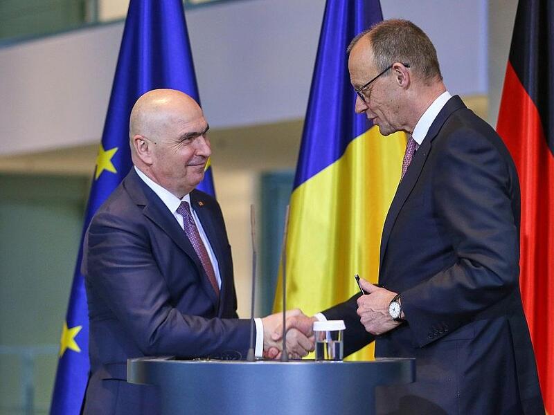 Ilie Bolojan und Friedrich Merz am 28.01.2026 - Foto: via dts Nachrichtenagentur