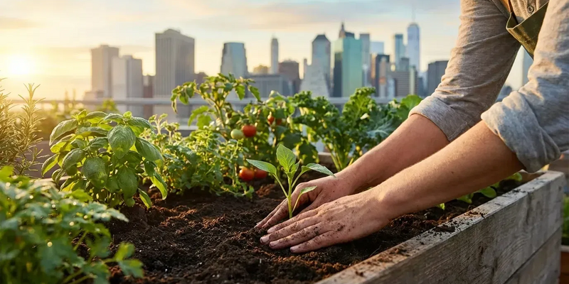 Urban Gardening stärkt die psychische Gesundheit in Städten - Foto: über boerse-global.de
