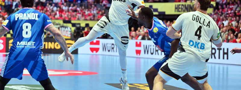 War bester deutscher Werfer: Juri Knorr. - Foto: Sina Schuldt/dpa