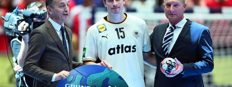 Spielmacher Juri Knorr will auch gegen Kroatien wieder in Bestform sein.  - Foto: Sina Schuldt/dpa