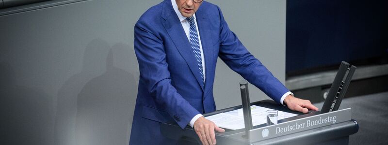 Merz nutzt seine Regierungserklärung für einen deutlichen Appell an die Europäer. - Foto: Bernd von Jutrczenka/dpa