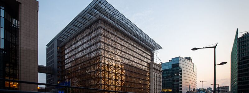 Im Europagebäude in Brüssel kamen am Donnerstagmorgen die Außenminister der Mitgliedstaaten zusammen. (Archivbild) - Foto: Arne Immanuel Bänsch/dpa