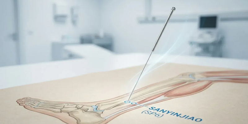 Akupunktur-Punkt SP6 lindert chronische Beckenschmerzen - Foto: über boerse-global.de