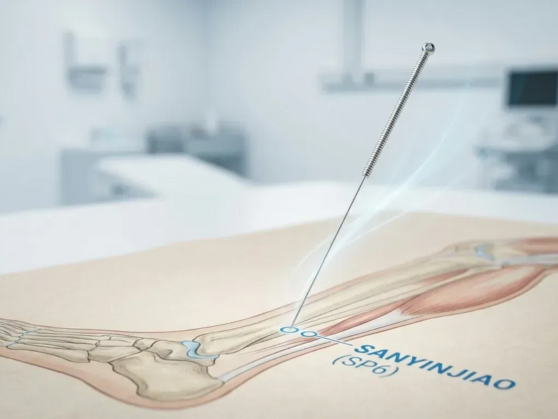 Akupunktur-Punkt SP6 lindert chronische Beckenschmerzen - Foto: über boerse-global.de