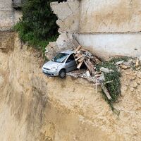 Die Lage in der von einem massiven Erdrutsch bedrohten Stadt Niscemi auf Sizilien spitzt sich weiter zu. - Foto: Andrea Petrelli/IPA via ZUMA Press/dpa