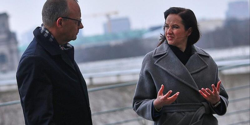 Friedrich Merz und Inga Ruginiene am 29.01.2026 - Foto: via dts Nachrichtenagentur