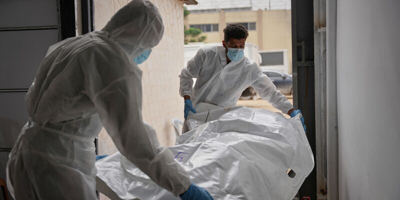 Aus Israel übermittelte Leichen von Palästinensern im Süden des Gazastreifens. (Archivbild) - Foto: Abdel Kareem Hana/AP/dpa