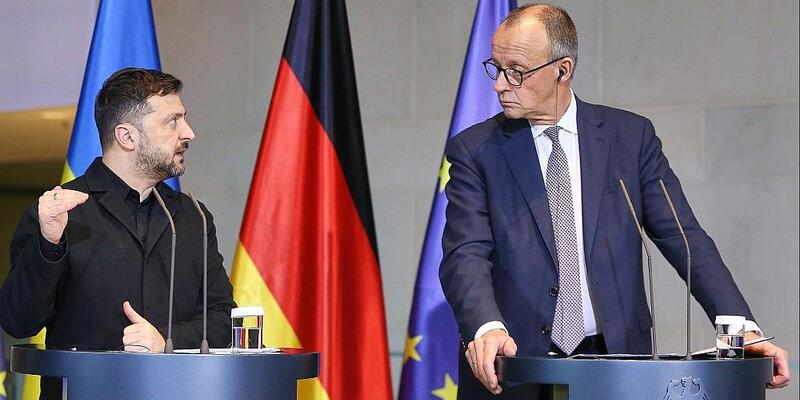 Wolodymyr Selenskyj und Friedrich Merz (Archiv) - Foto: via dts Nachrichtenagentur