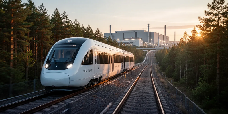 Tesla Gigafactory Berlin: Giga-Train-Verbindung wird massiv ausgebaut - Foto: über boerse-global.de