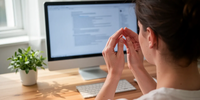 Augengymnastik und Gesichtsyoga bekämpfen digitalen Sehstress - Foto: über boerse-global.de