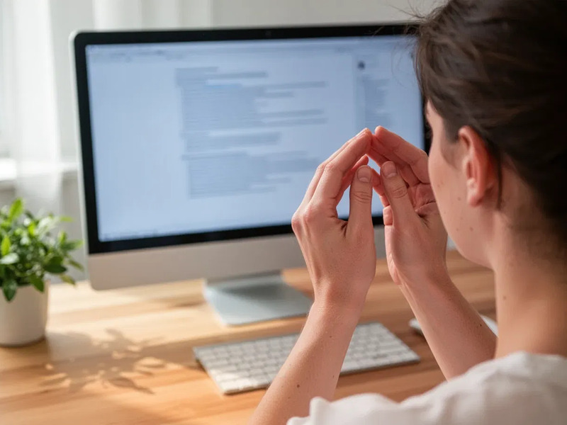 Augengymnastik und Gesichtsyoga bekämpfen digitalen Sehstress - Foto: über boerse-global.de