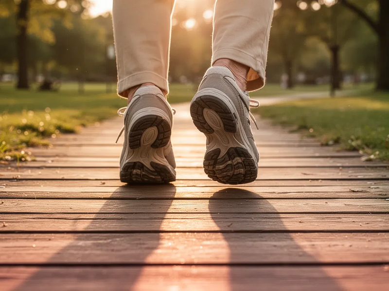 Fersengang: Einfache Übung stärkt Balance und beugt Stürzen vor - Foto: über boerse-global.de