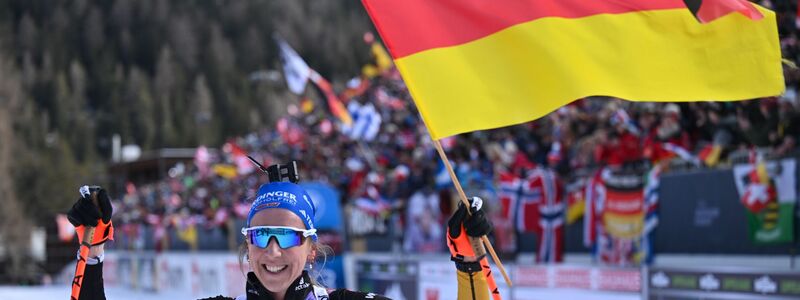 Franziska Preuß ist aktuelle Weltmeisterin in der Verfolgung. (Archivbild) - Foto: Martin Schutt/dpa