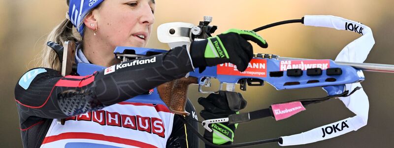 Franziska Preuß gilt als treffsichere Schützin. (Archivbild) - Foto: Sven Hoppe/dpa