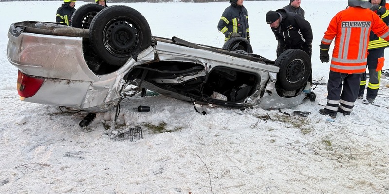 FW-ROW: Schwerer Verkehrsunfall auf der K 223 - Fahranfängerin lebensgefährlich verletzt - Foto: presseportal.de