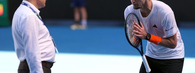 Alexander Zverev haderte mit einer medizinischen Auszeit von Carlos Alcaraz. - Foto: Asanka Brendon Ratnayake/AP/dpa