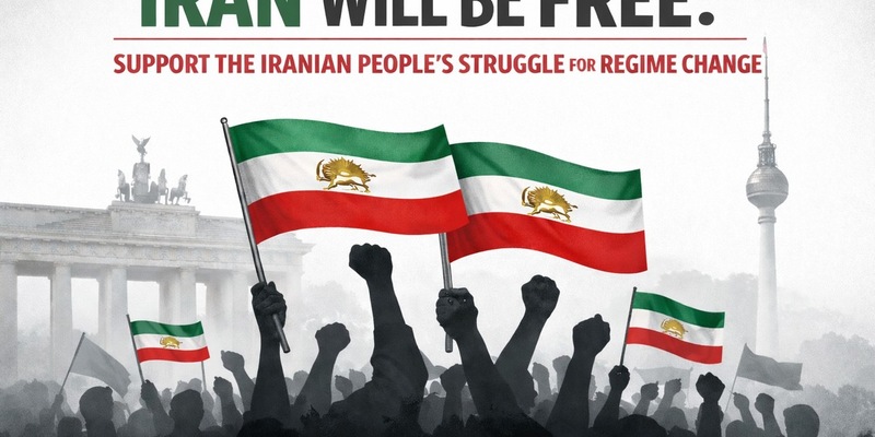 Unterstützung für einen freien Iran - Treffpunkt Berlin - Foto: presseportal.de