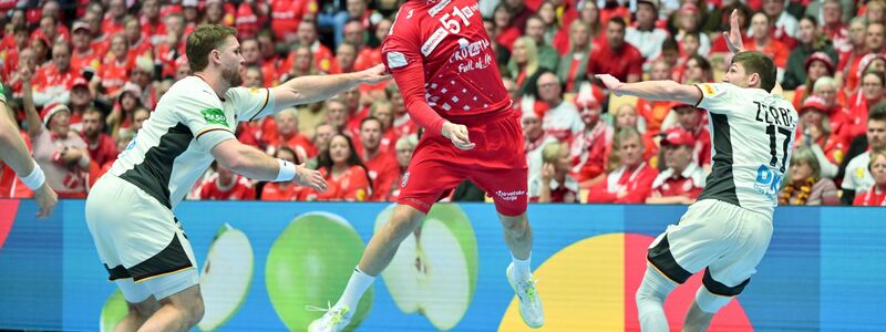 Ex-Bundesliga-Profi Ivan Martinovic kommt zu Beginn zu vielen einfachen Toren für Kroatien. - Foto: Sina Schuldt/dpa