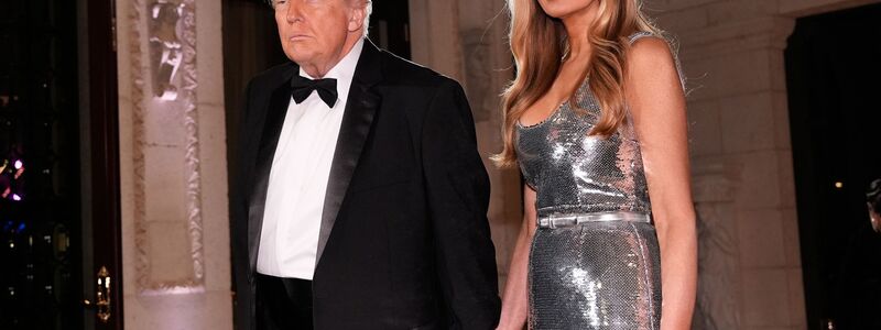 Silvester feierten die Trumps in Mar-a-Lago. (Archivbild) - Foto: Alex Brandon/AP/dpa