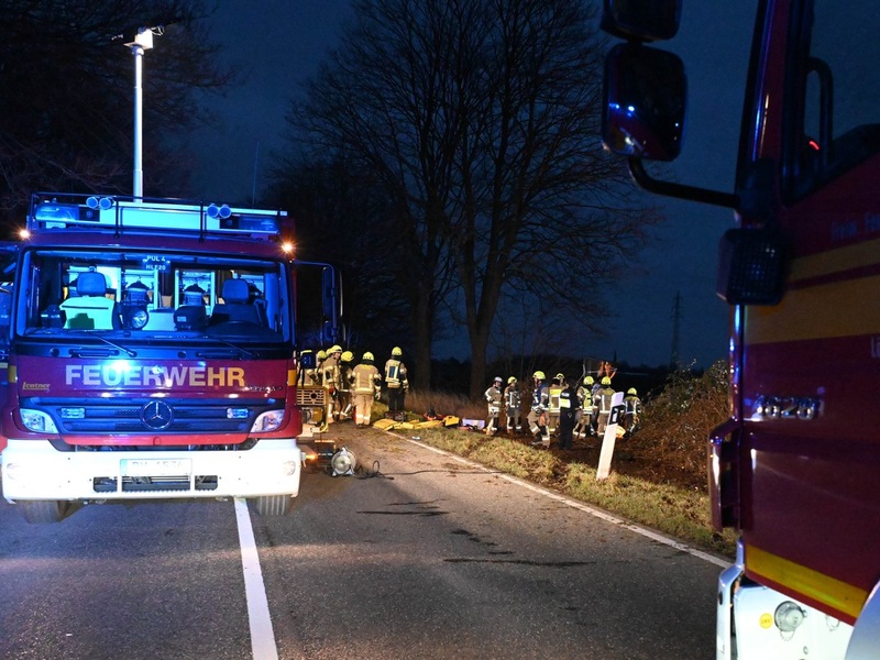 FW Pulheim: Verkehrsunfall mit Schwerverletzter - Foto: presseportal.de