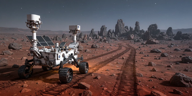 NASA-Rover Perseverance fährt erstmals KI-geplanten Kurs auf dem Mars - Foto: über boerse-global.de