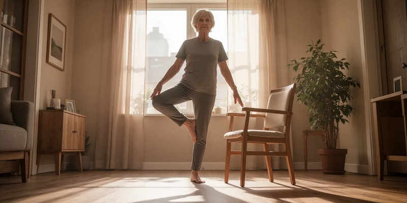 Standwaage: Einfache Übung senkt Sturzrisiko im Alter - Foto: über boerse-global.de