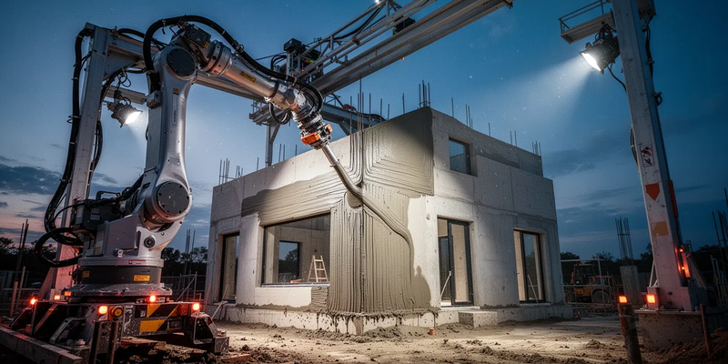 Roboter baut 200-Quadratmeter-Haus in nur 24 Stunden - Foto: über boerse-global.de