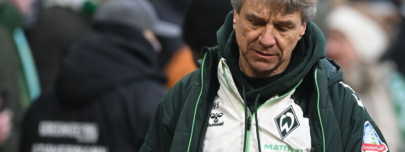 Ist mit Werder Bremen seit zehn Spielen sieglos: Trainer Horst Steffen. - Foto: Carmen Jaspersen/dpa
