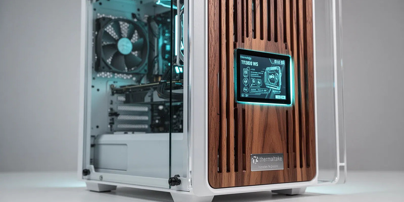Thermaltake TR300: PC-Gehäuse mit Holz-Optik und neuem Innenlayout - Foto: über boerse-global.de