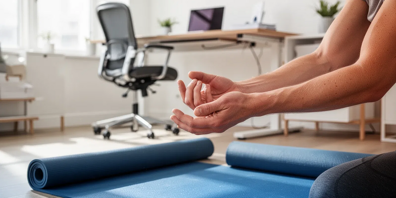 Kurze Bewegungspausen schützen Gelenke im Büro - Foto: über boerse-global.de