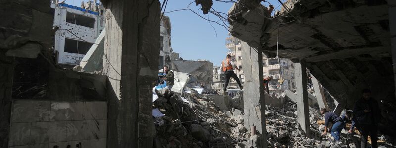 Trümmer einer Polizeistation in Gaza. (Archivbild) - Foto: Jehad Alshrafi/AP/dpa