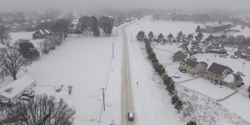 Vielerorts gab es in den USA massive Schneefälle.  - Foto: Walter G. Arce Sr./ASP via ZUMA Press Wire/dpa