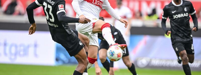 Stand wieder mal im Fokus: Stuttgarts Nationalstürmer Deniz Undav (M.). - Foto: Harry Langer/dpa