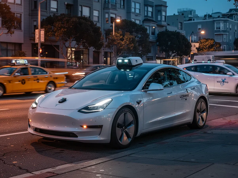 Tesla-Robotaxis: Billig, aber langsam - Foto: über boerse-global.de