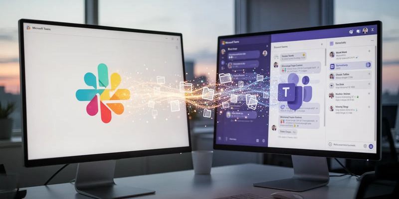 Microsoft Teams: Neues Gratis-Tool soll Slack-Kunden locken - Foto: über boerse-global.de