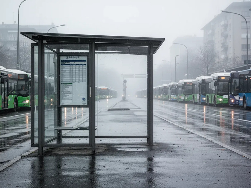 Ver.di-Warnstreik legt Saarlands Busverkehr lahm - Foto: über boerse-global.de